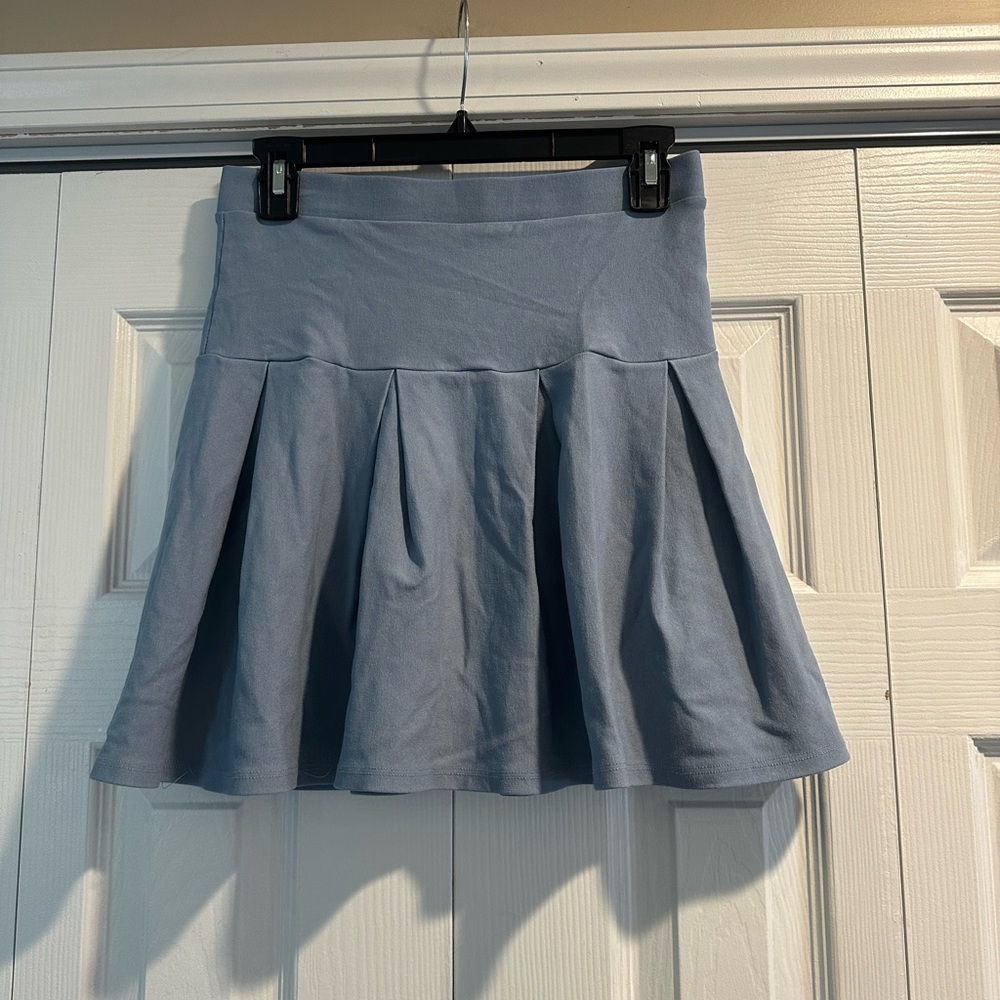 Altar’d State Blue Pleated Women's Skirt